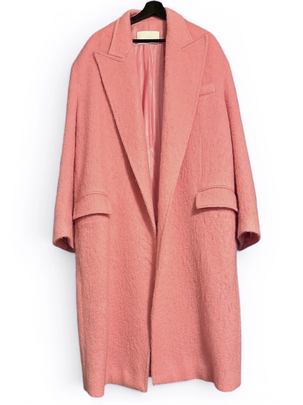The Frankie Shop Coral Pink Oversized Coat